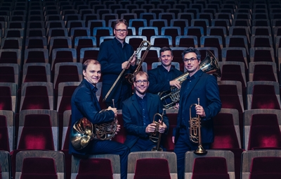 "Gewandhaus Brass Quintett" gastiert im Fürstensaal - Letztes Ahauser Schlosskonzert dieser Saison am Sonntag, 24. März